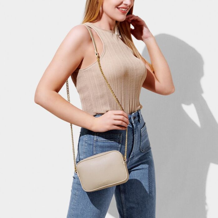 Katie Loxton Millie Mini Crossbody - Light Taupe
